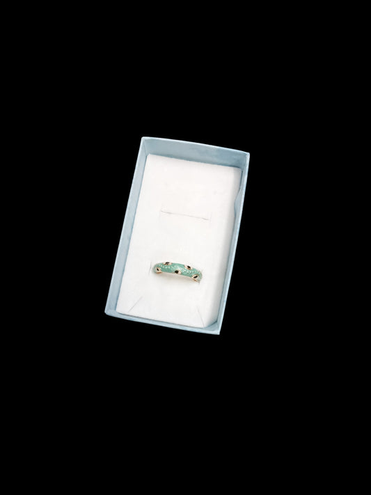 Pastel Enamel Evel Eye Ring