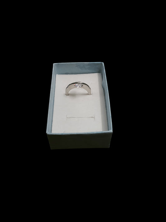 Saturn 360° Silver Ring