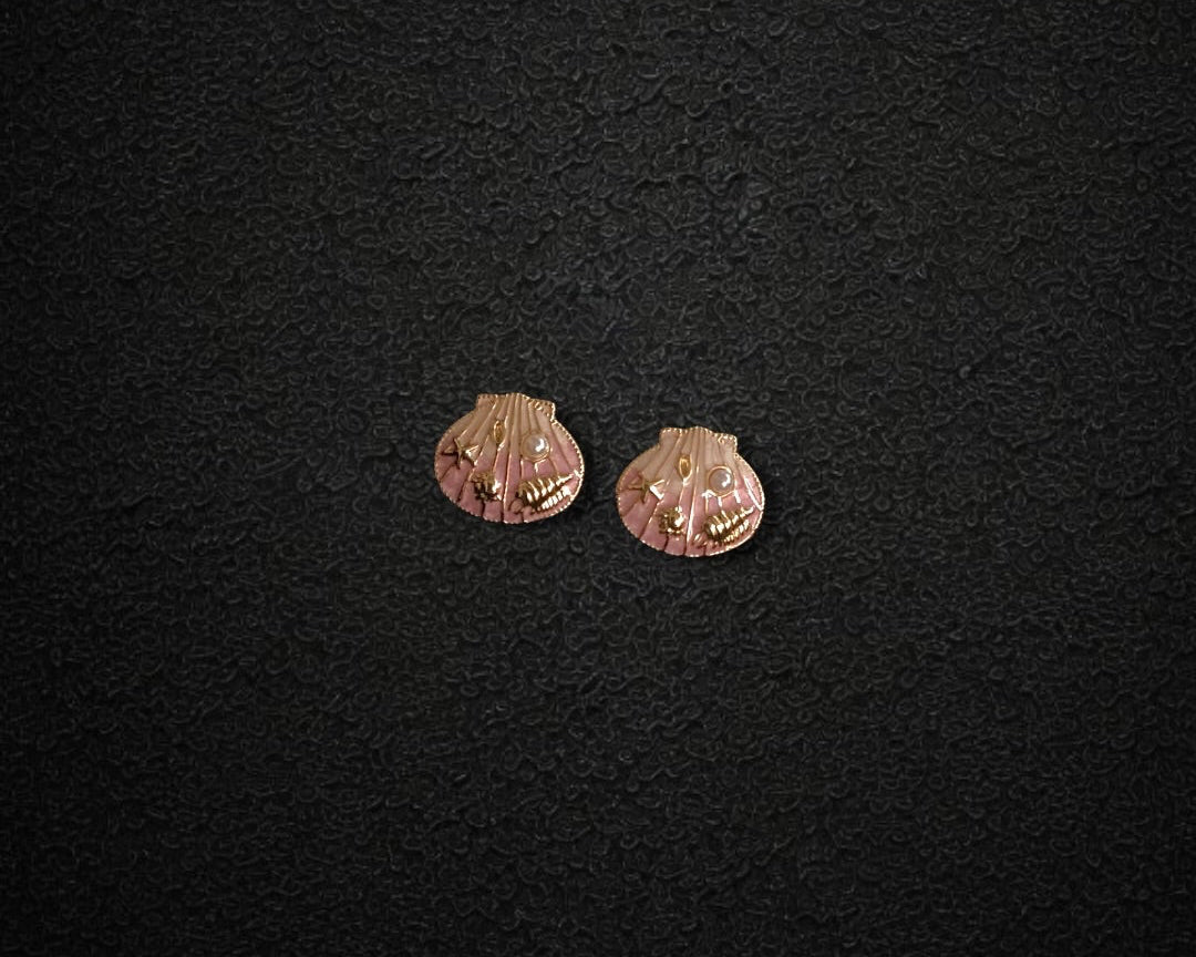 Enamel Shell Studs