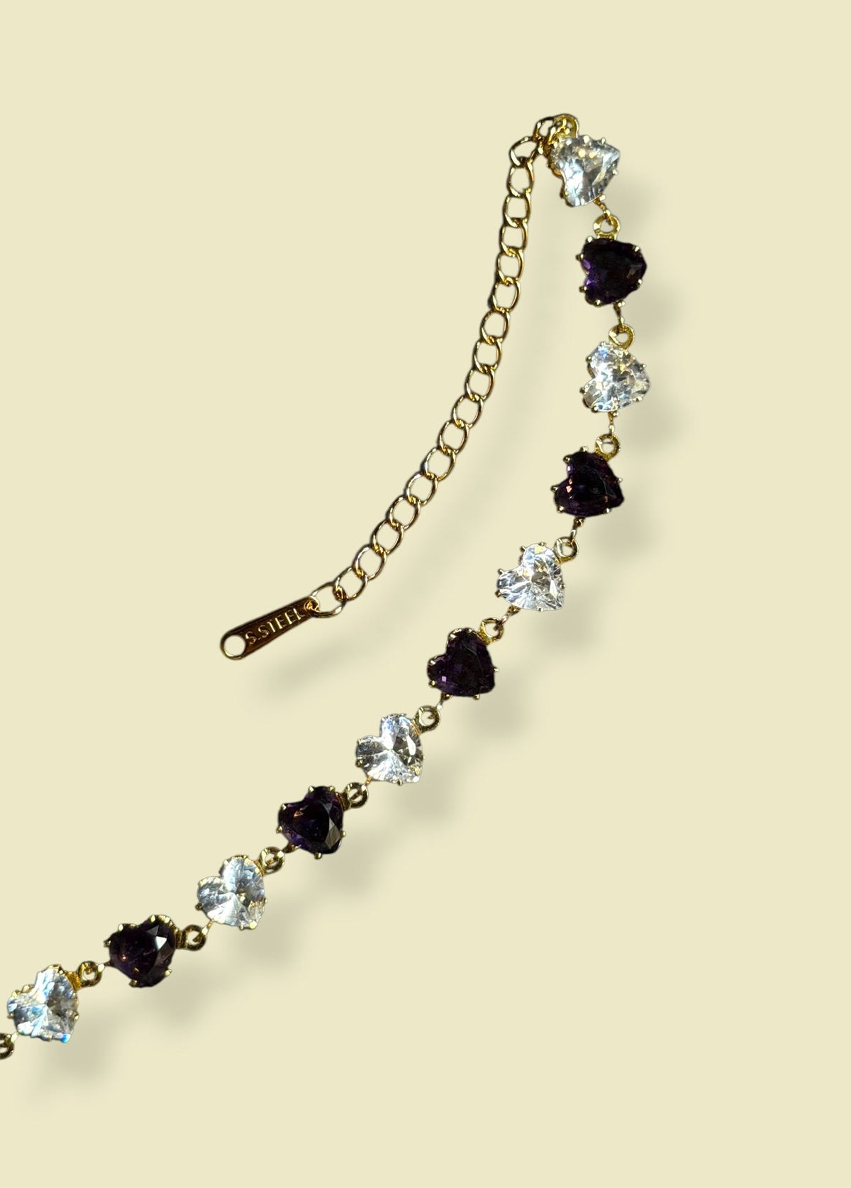 AD Heart Bracelet