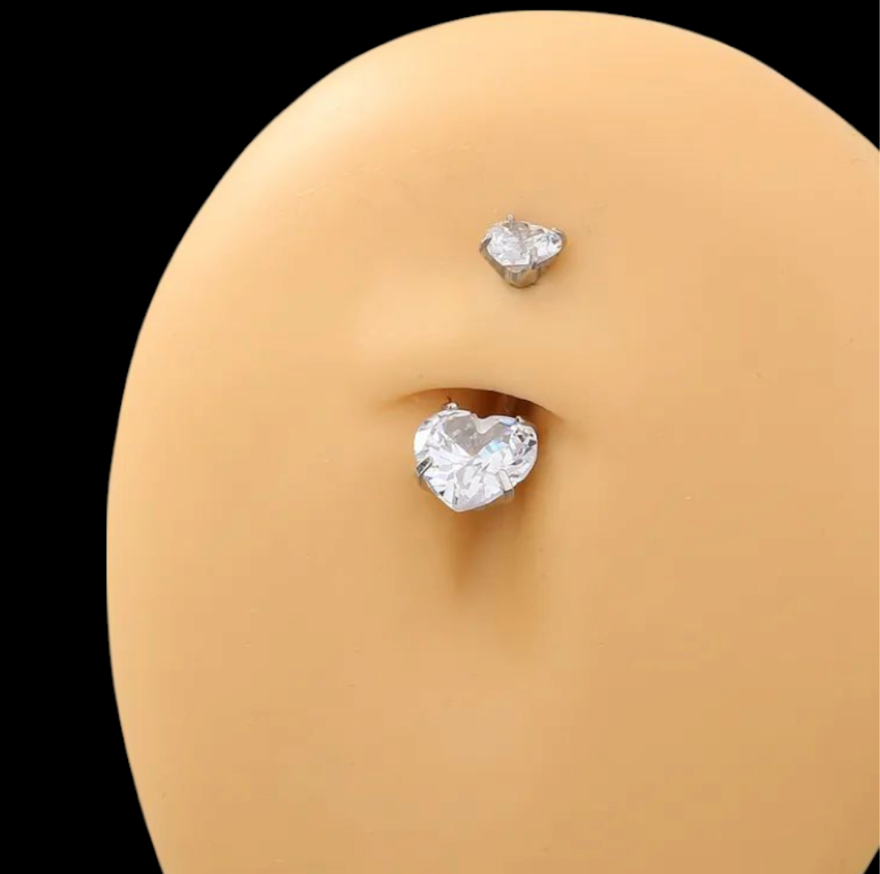 Heart Belly Piercing