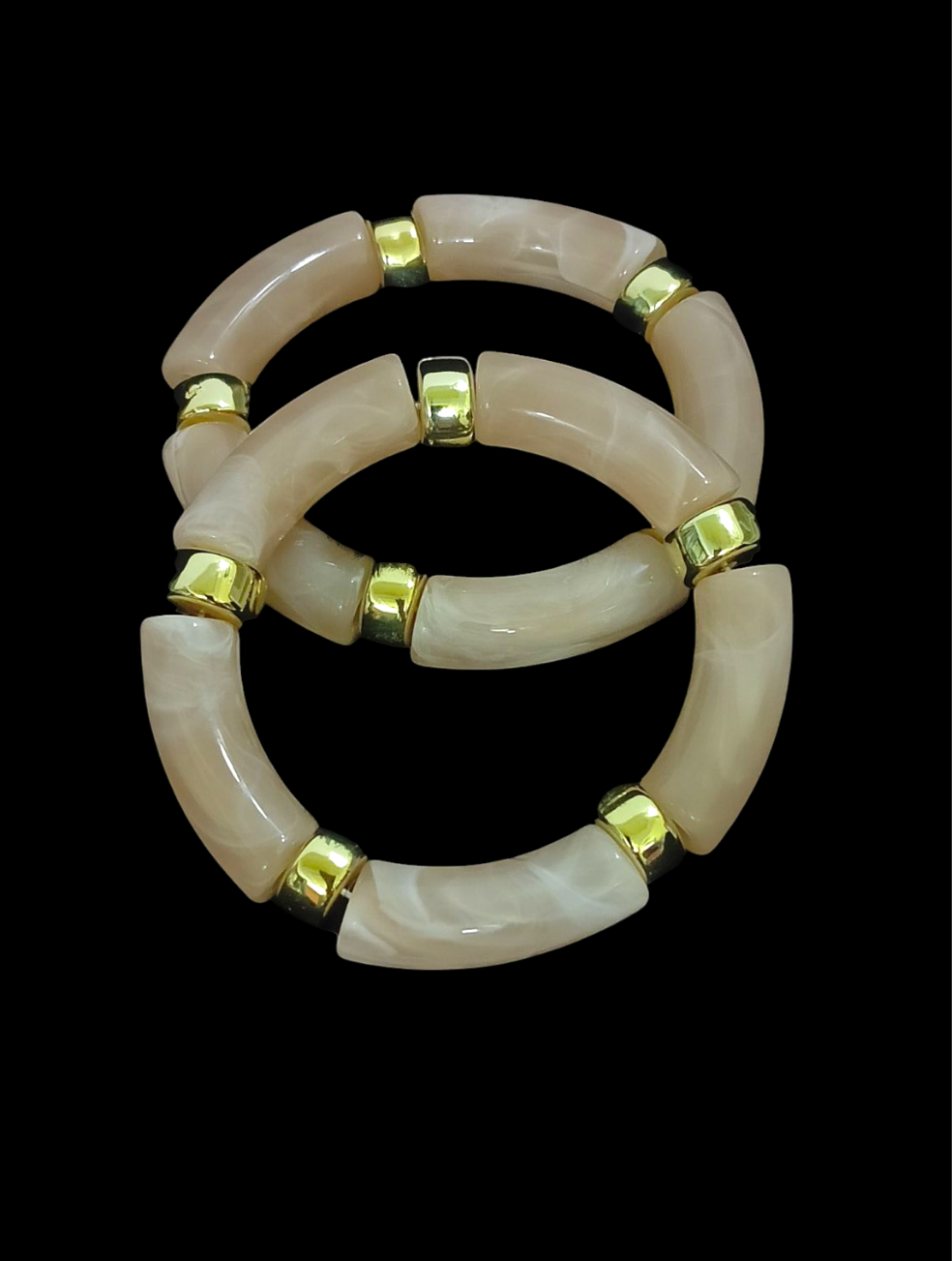 Beige solid Bangle