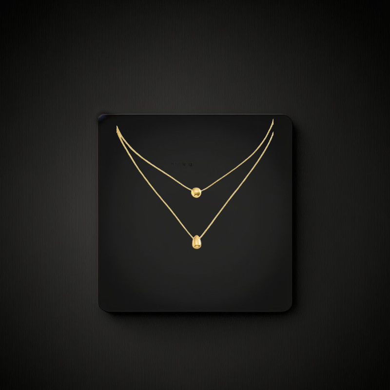 2 Layered Office Necklace