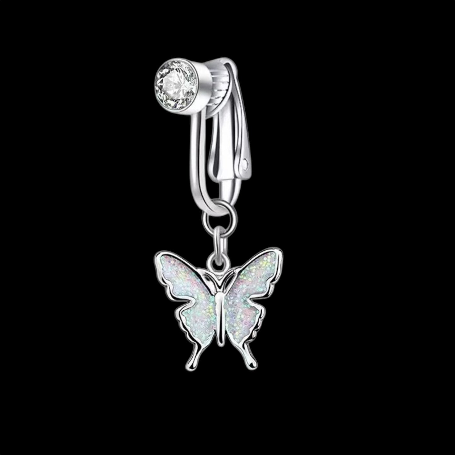 Clip on Fake belly piercing