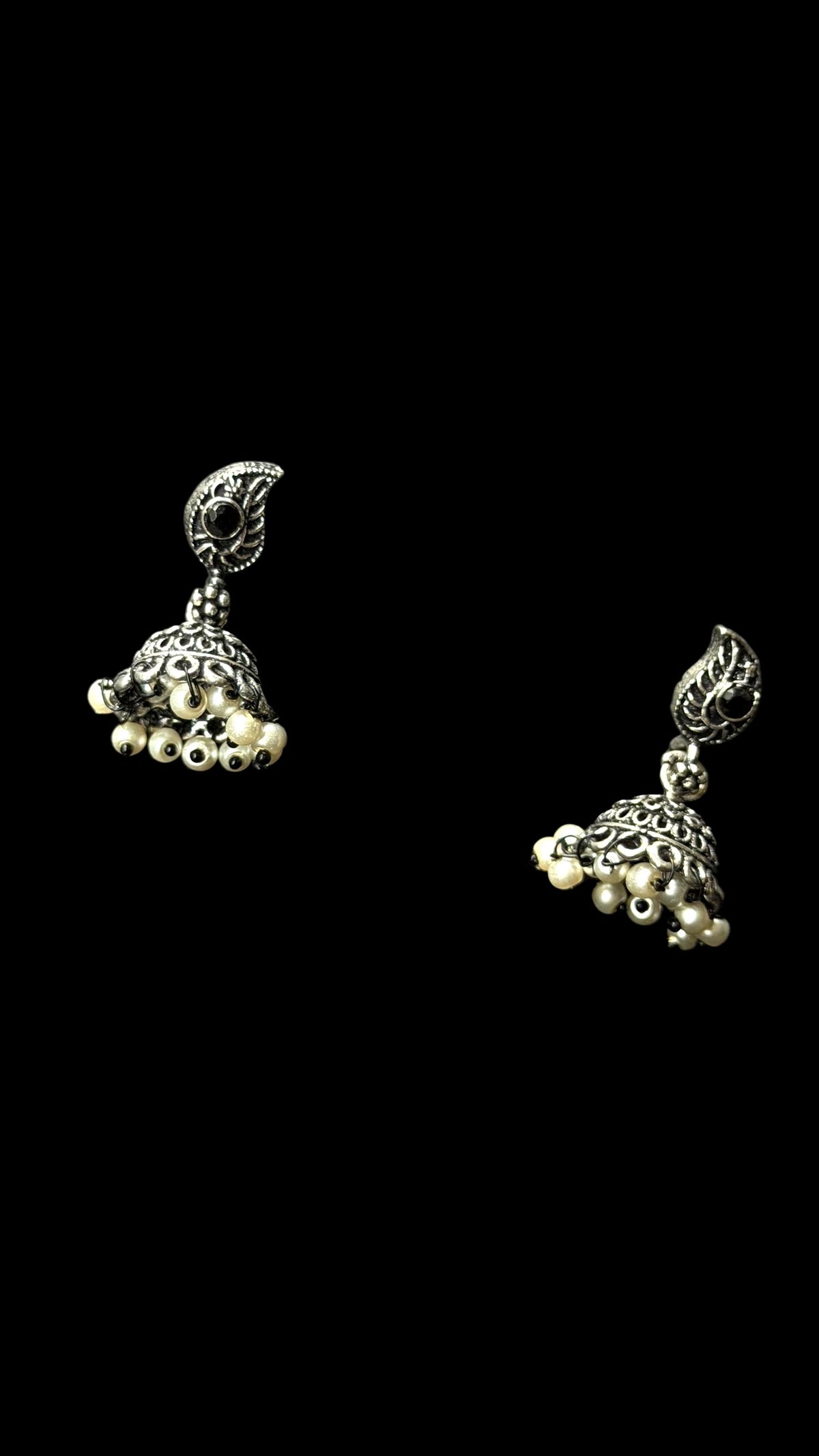 Oxidized Jhumka