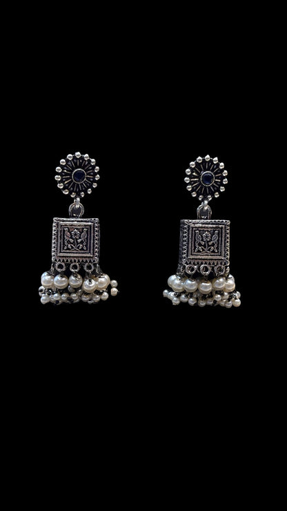 Oxidized Jhumka