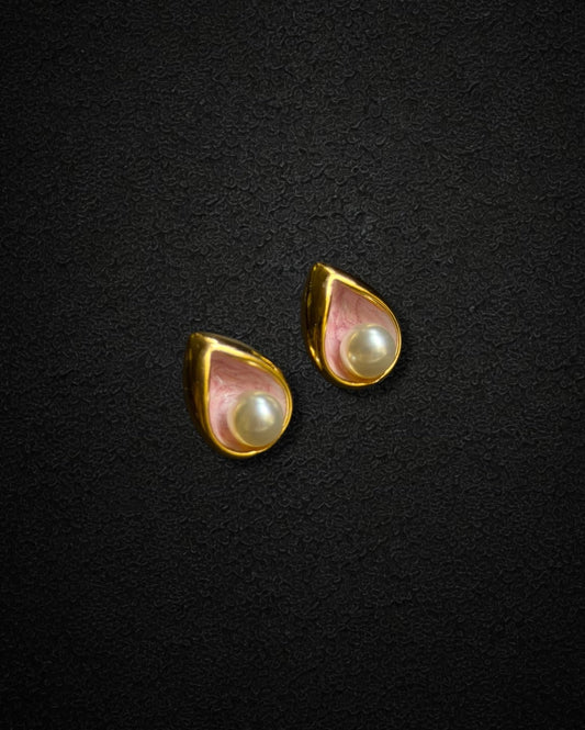 Pearl Petal Studs