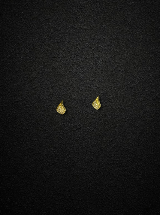 Dainty Leaf Studs