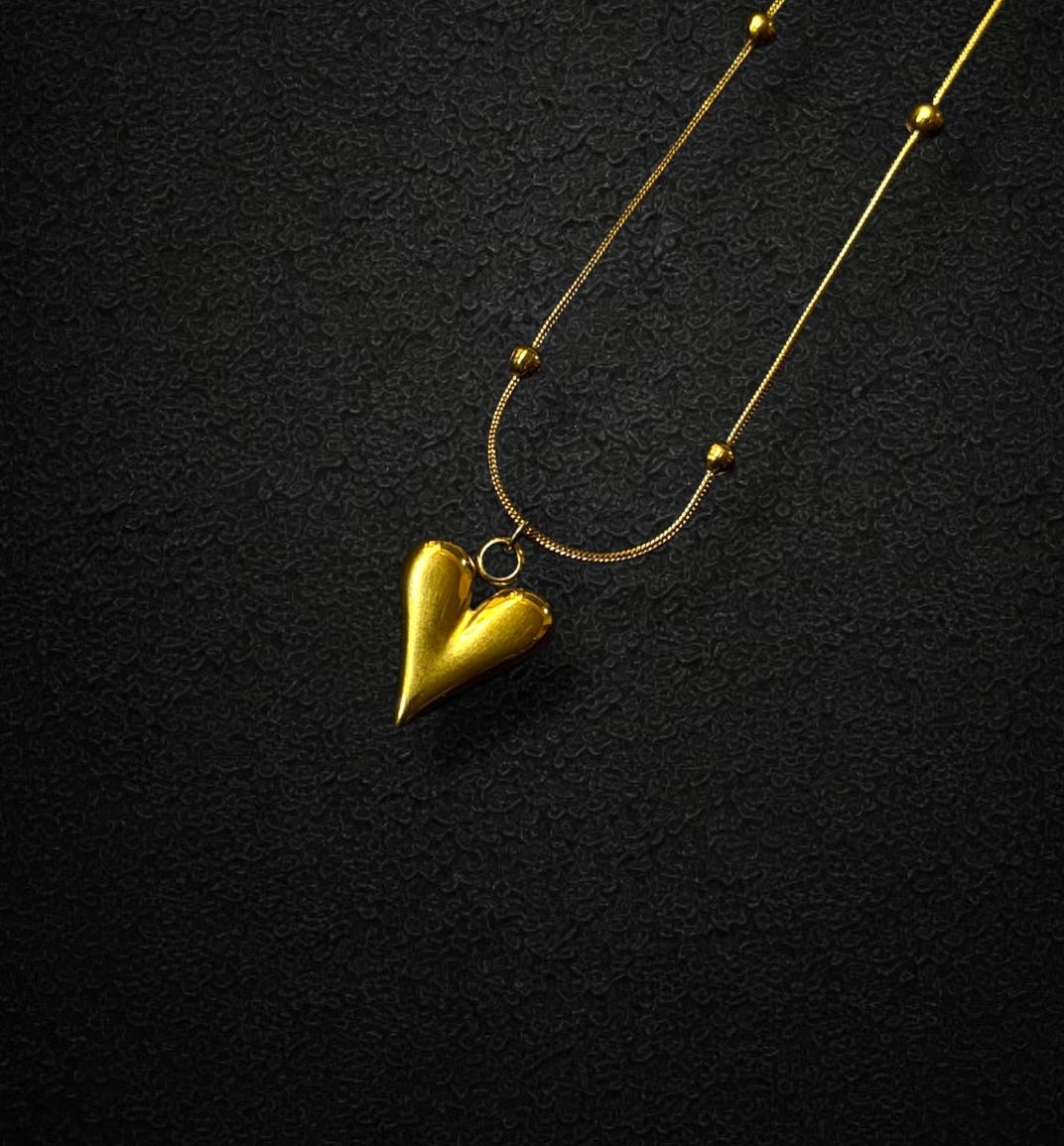 Golden Heart Necklace
