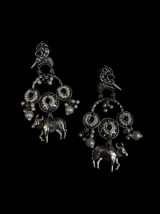 Oxidized Earrings