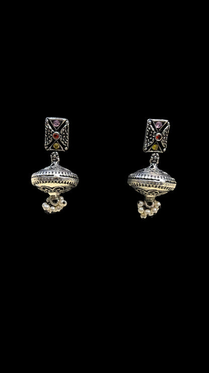 Oxidized Jhumka