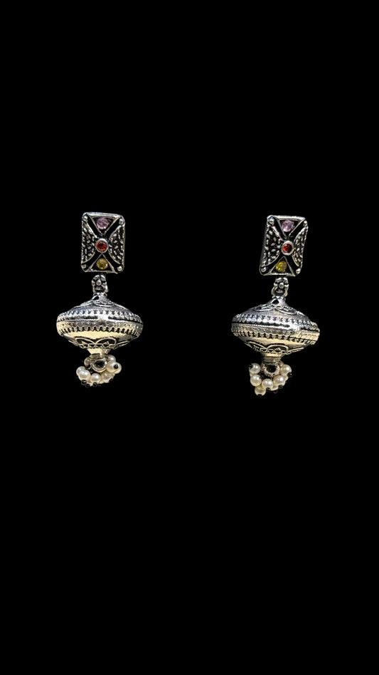 Oxidized Jhumka