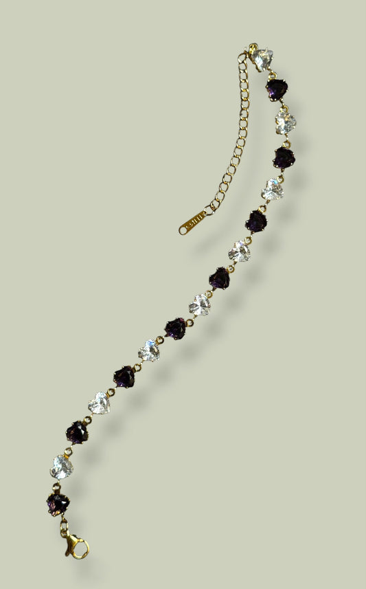 AD Heart Bracelet