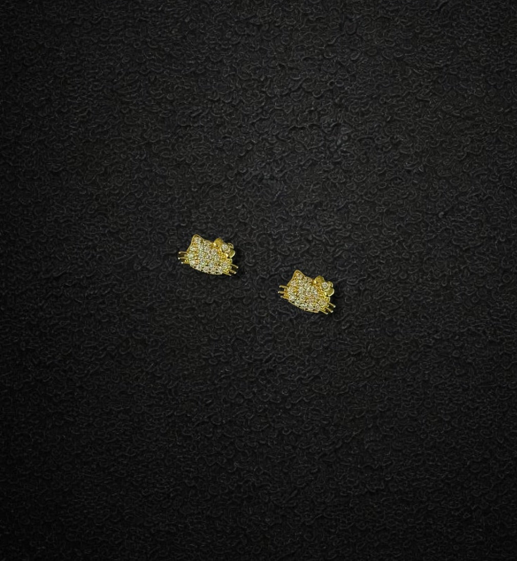 AD Kitty Studs