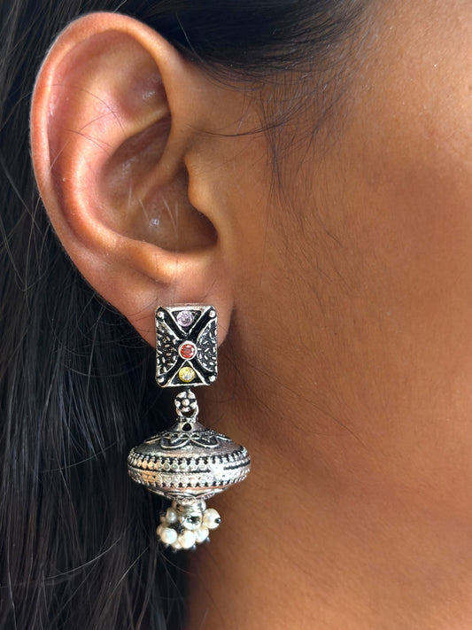 Oxidized Jhumka