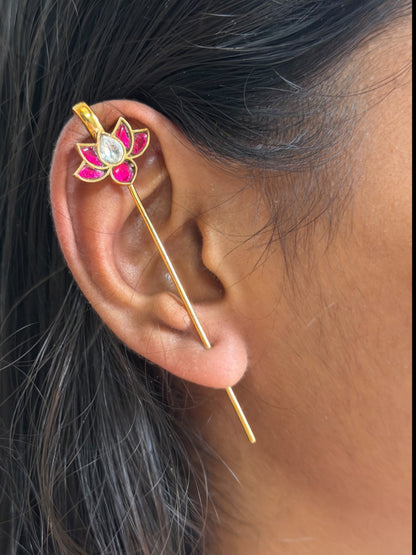 Ruhani Lotus Ear Cuff