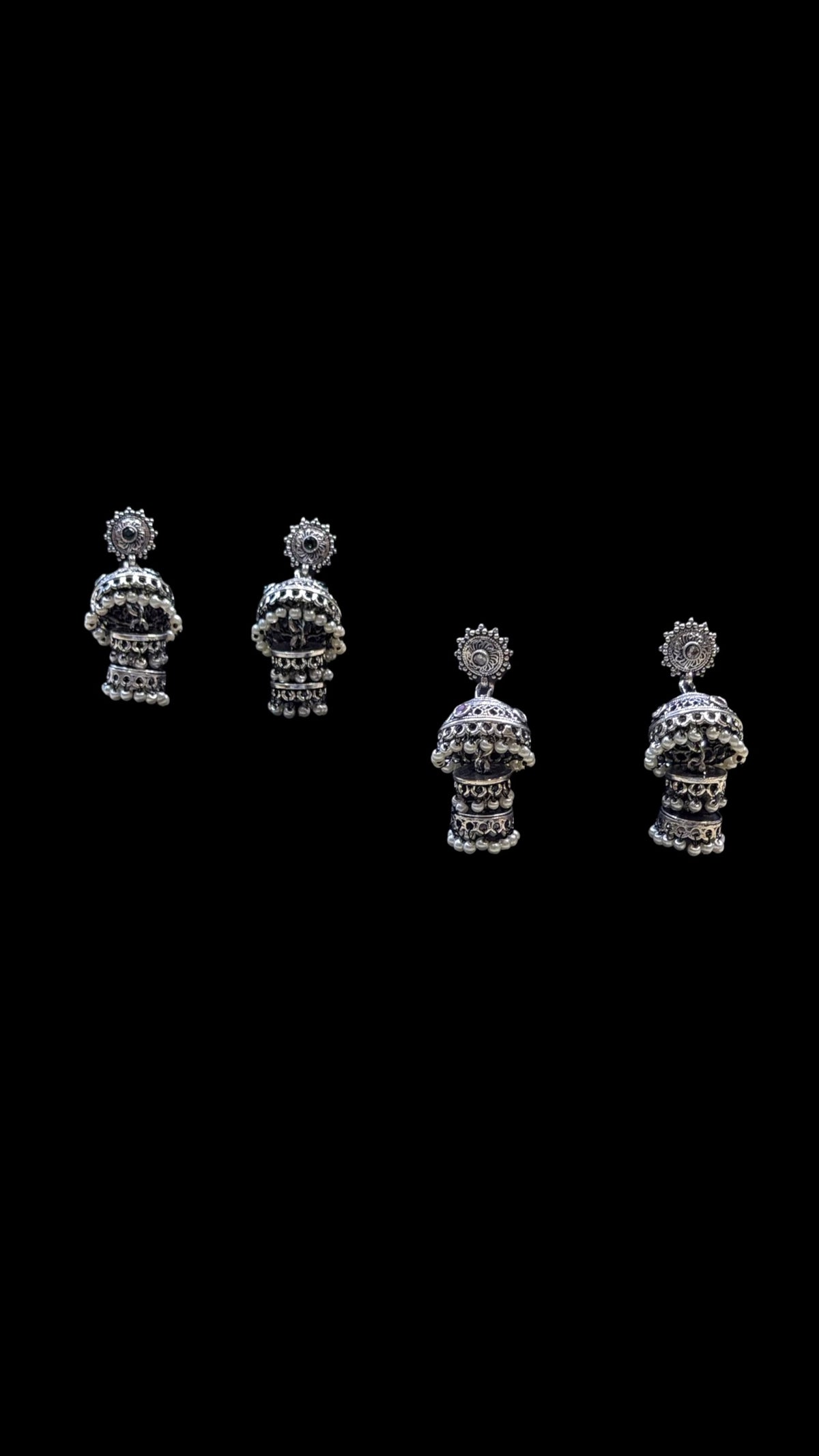 Oxidized Jhumka