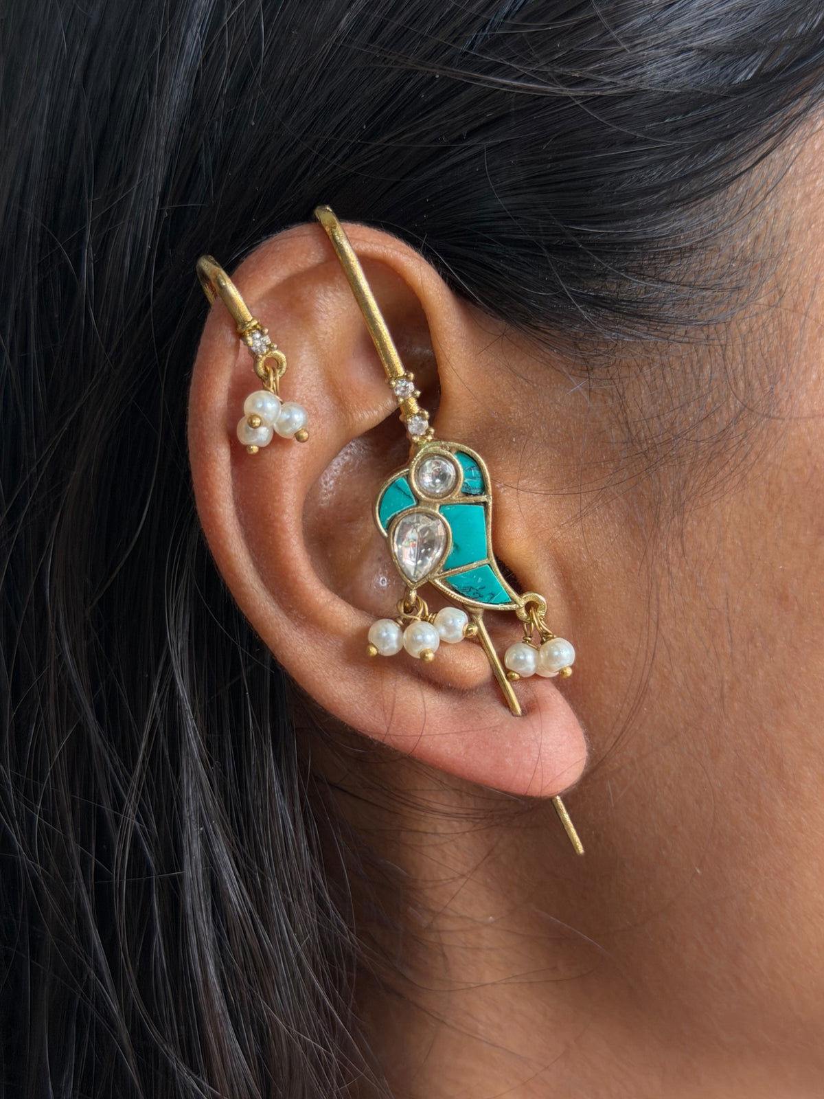 Elara Pearl Ear Cuff