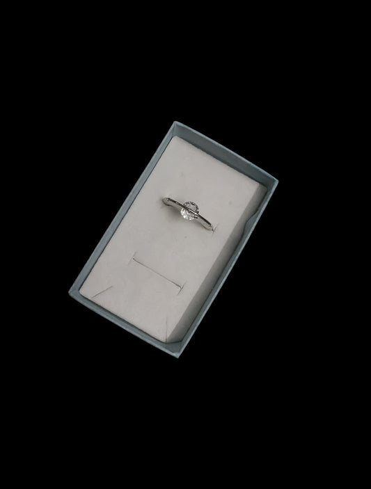 Saturn 360° Silver Ring
