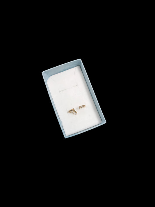 Golden Grace Charm Ring