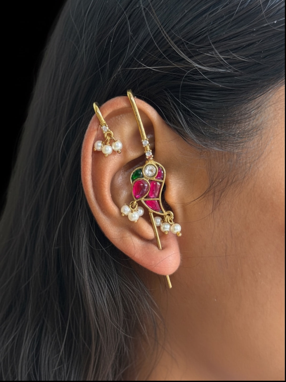 Elara Pearl Ear Cuff
