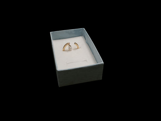 Golden Grace Charm Ring