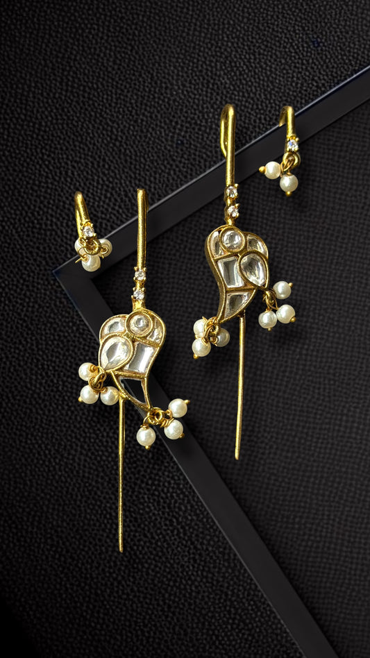 Elara Pearl Ear Cuff