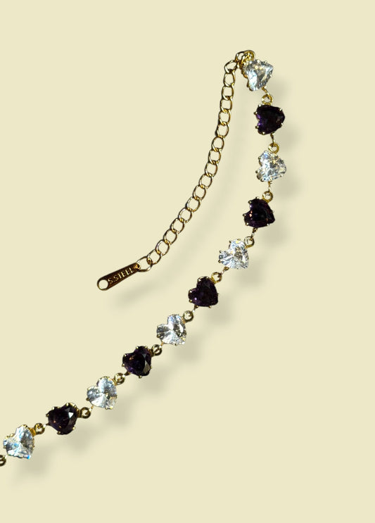AD Heart Bracelet