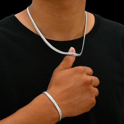 Unisex Chain & Bracelet Set