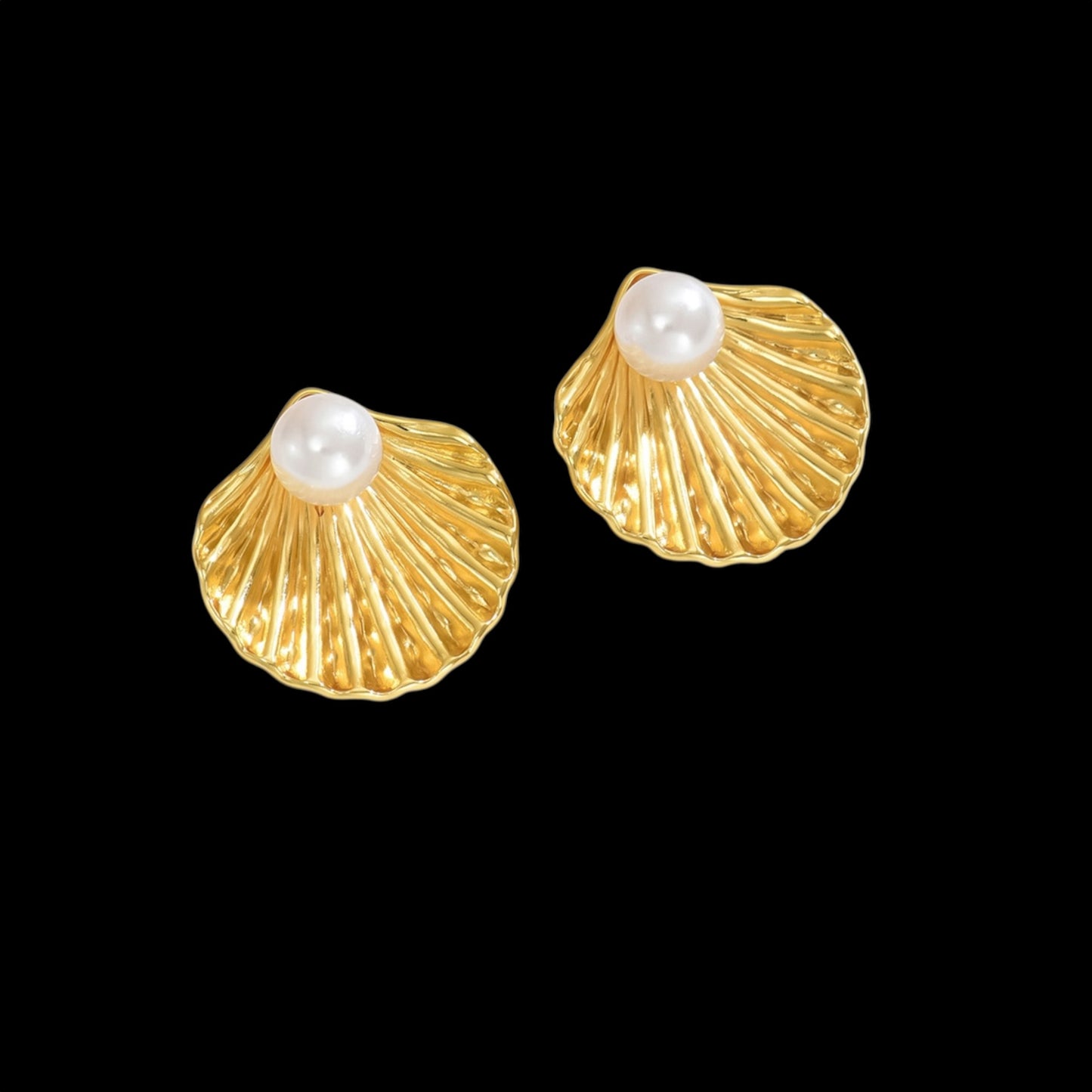 Pearly Shell Studs