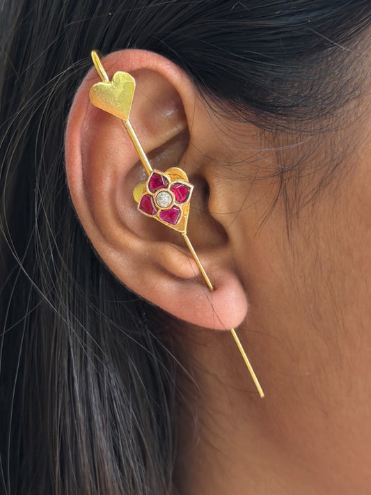 Ishq Bloom Ear Cuff