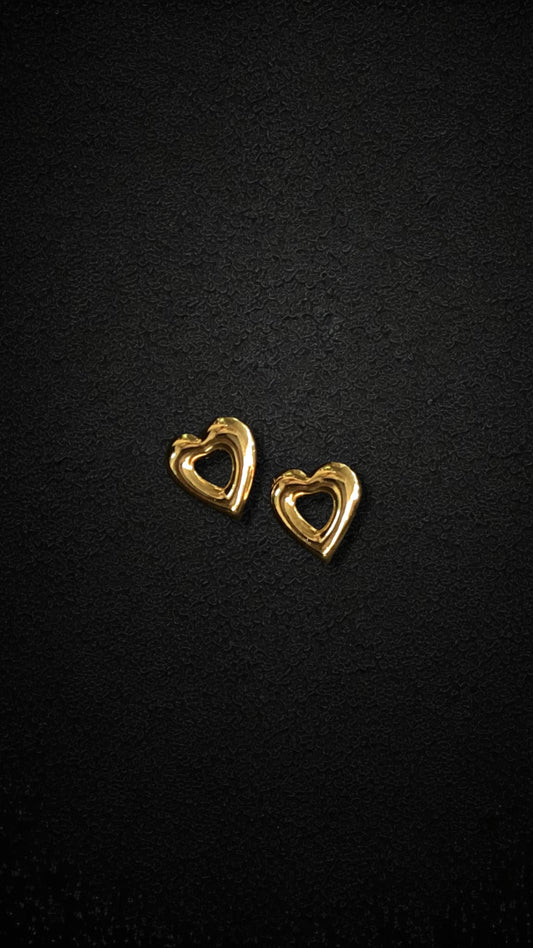 Heart Studs