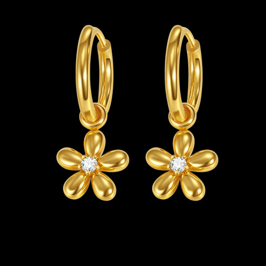 Cute Flower hoops
