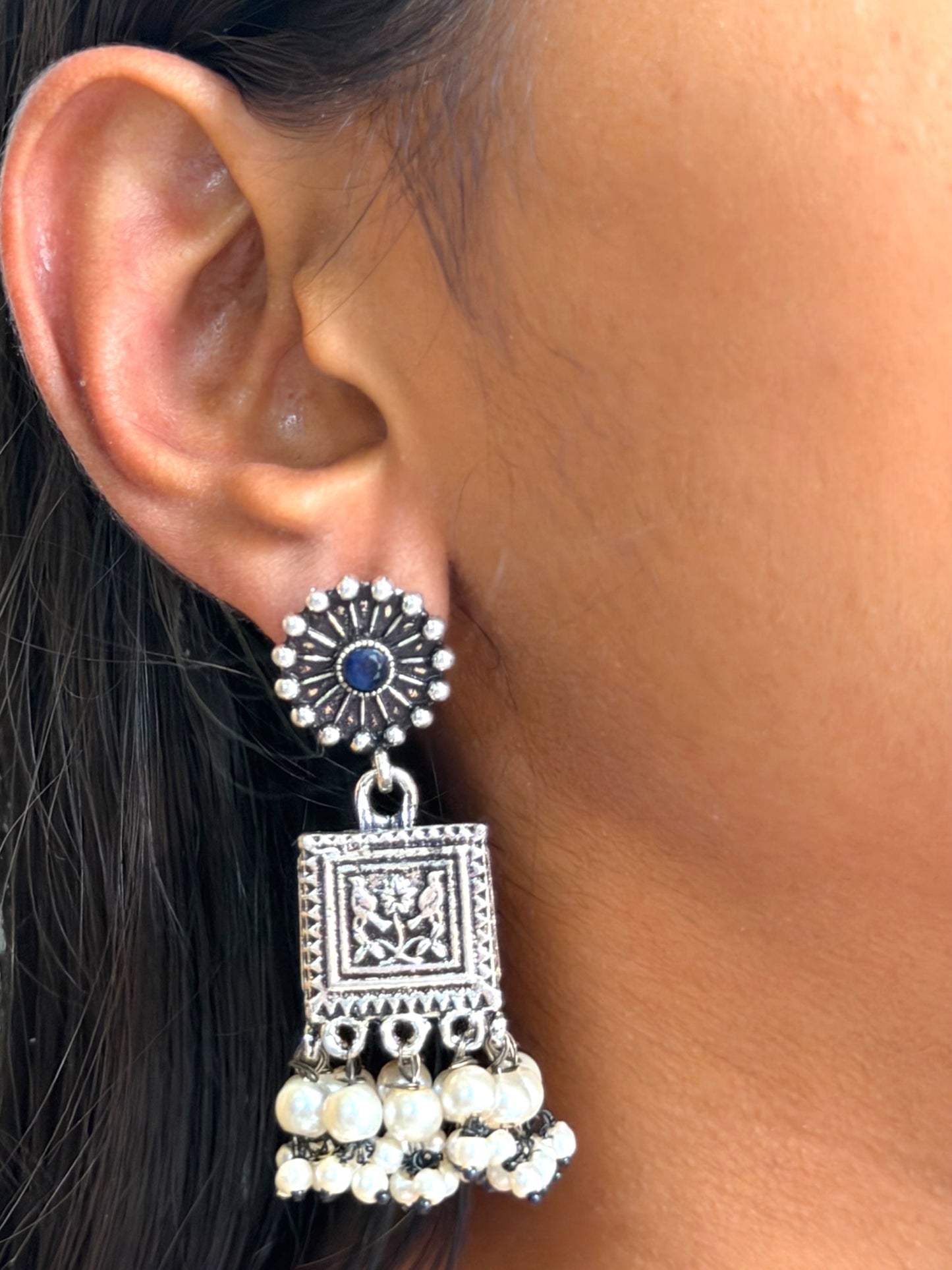 Oxidized Jhumka