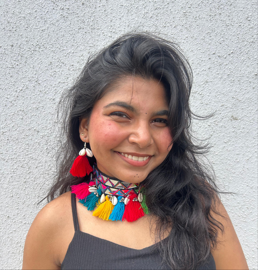 Tassel Mirror Choker