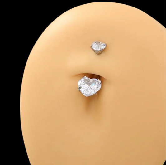 Heart Belly Piercing