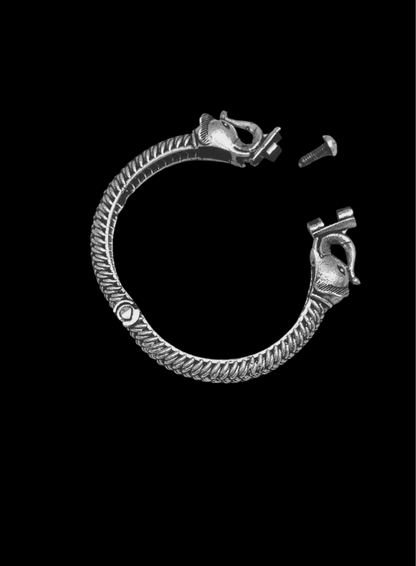 Openable Bangle with Screw - Elephant