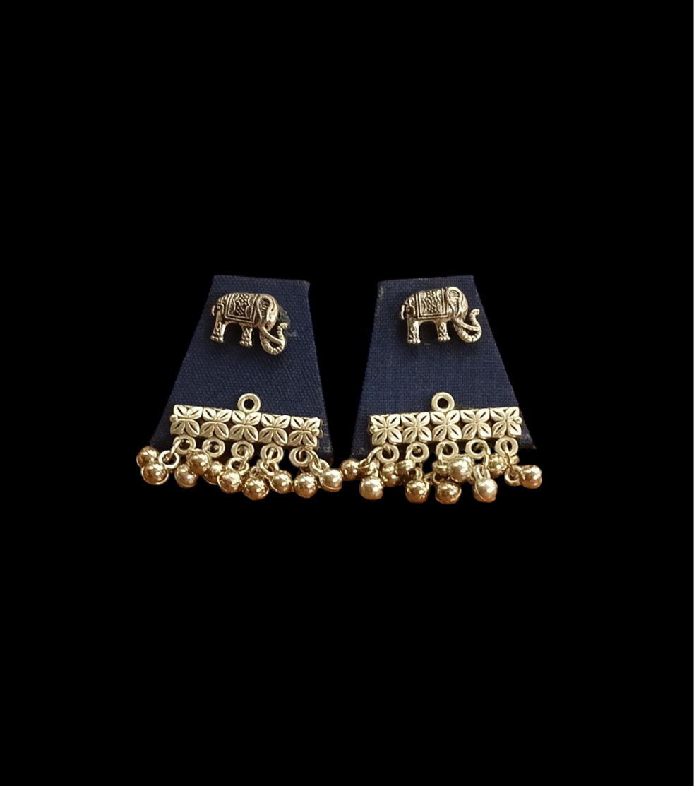 Fabric Earrings Navratri Special