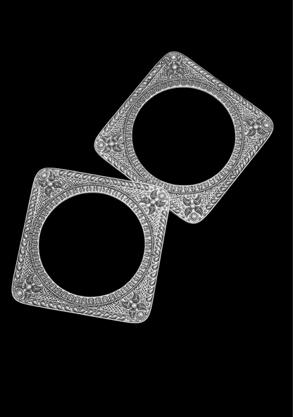 Square Small Size Bangle