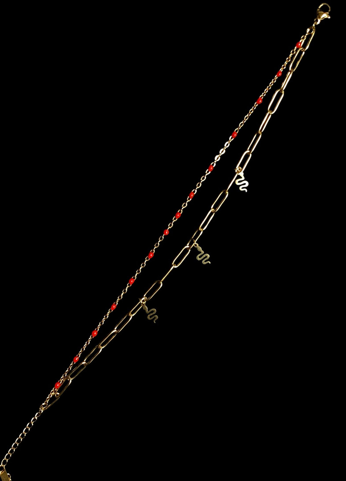 Double layer Anklets