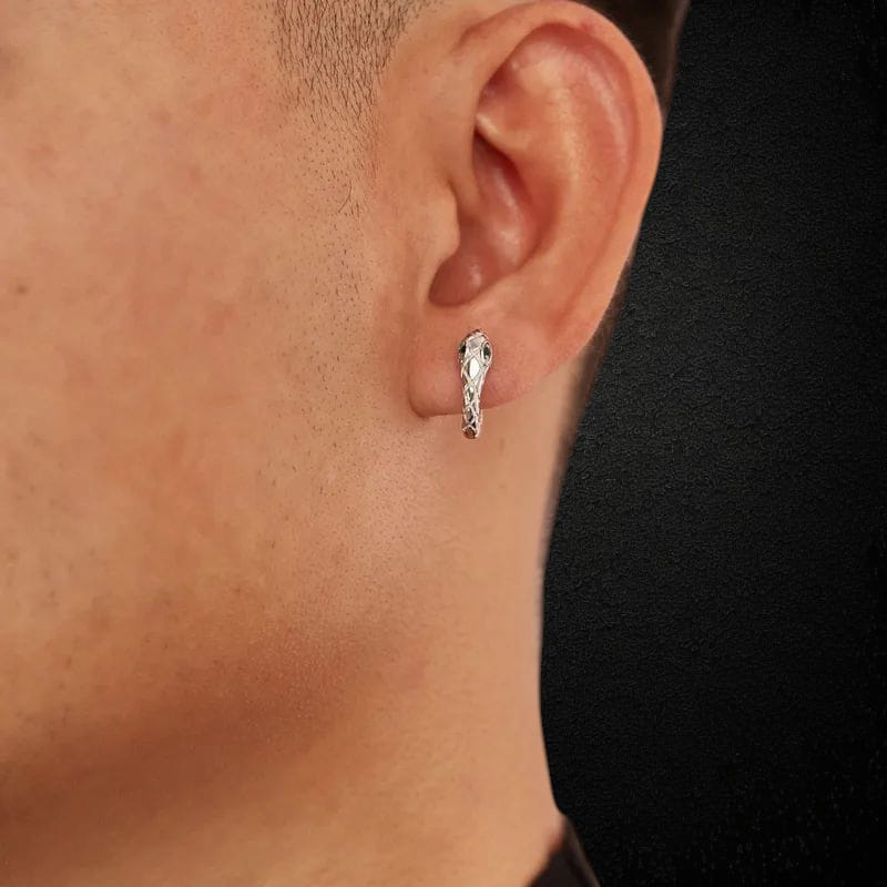 Premium Snake Hip Hop Ear Studs - 1 Pair