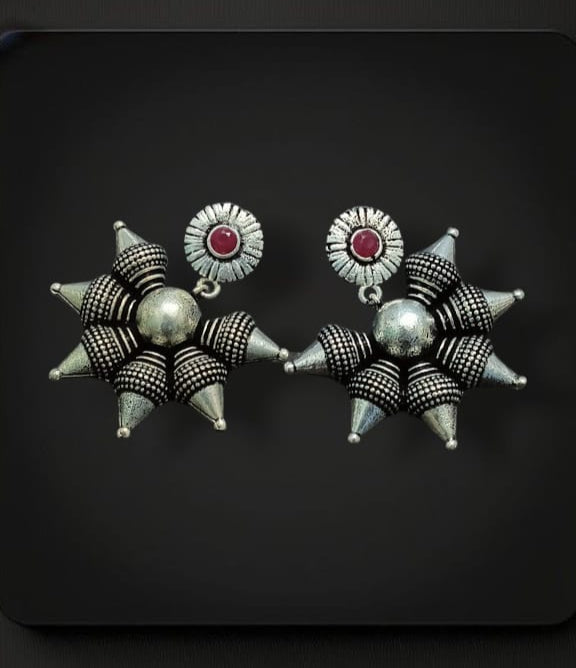 Contemporary Oxides Drop Earrings