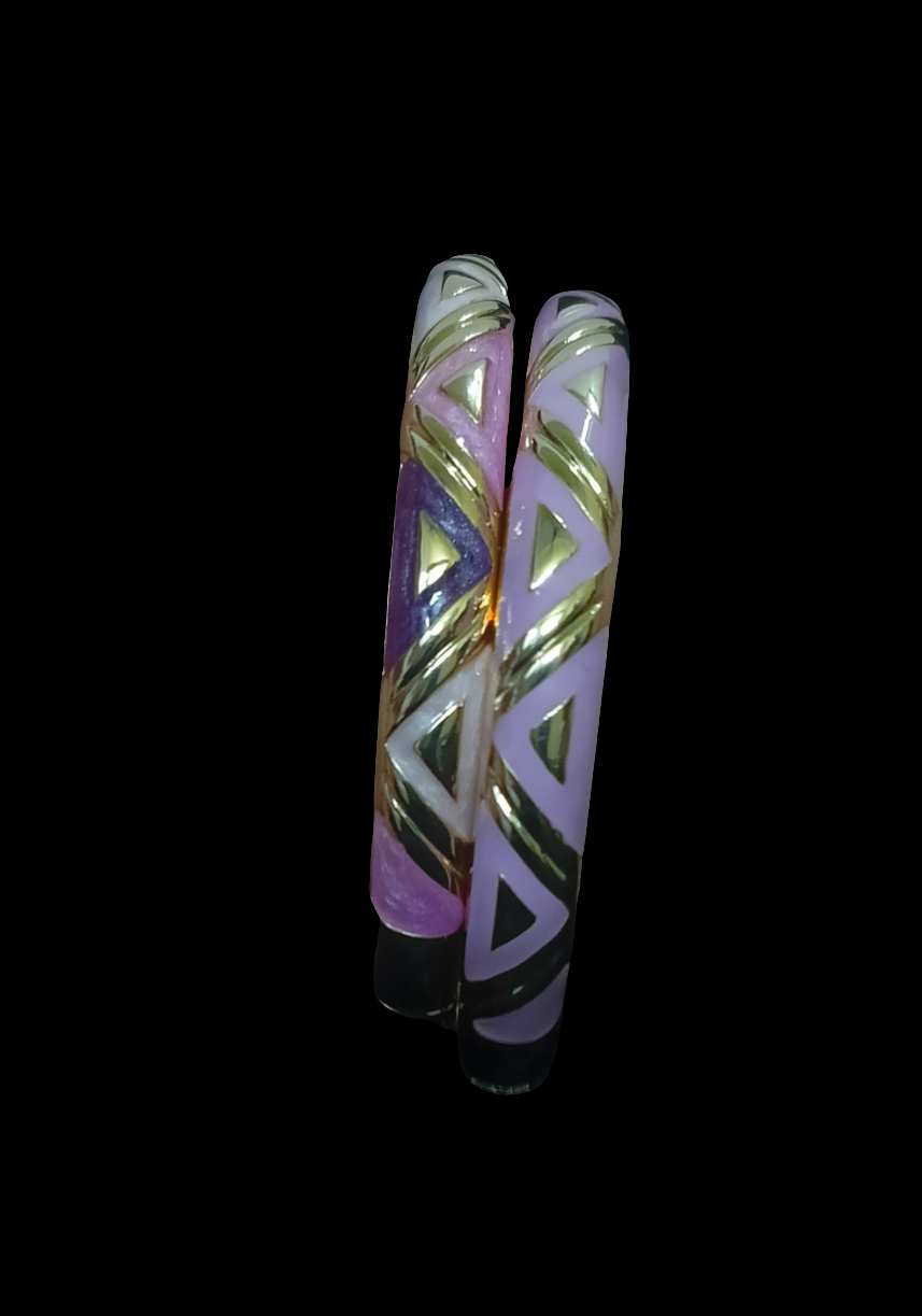 Standard Size Enamel Viral Bangles