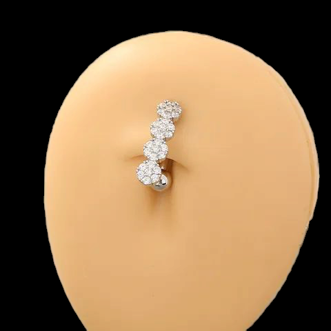 Unique Pierced Belly Ring
