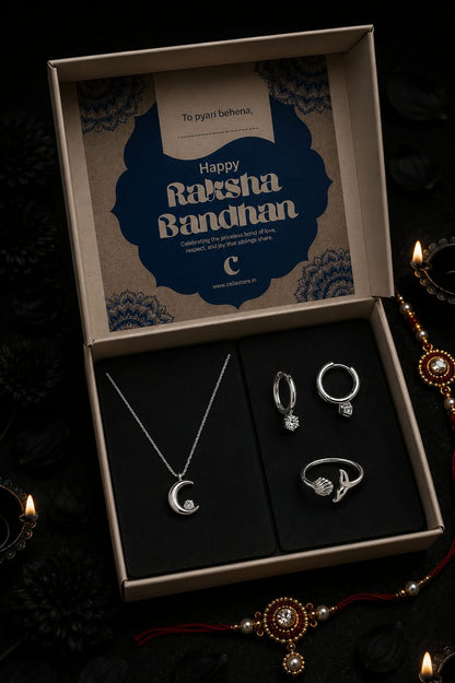Stars of Celia - Gifting Set For sisters in silver