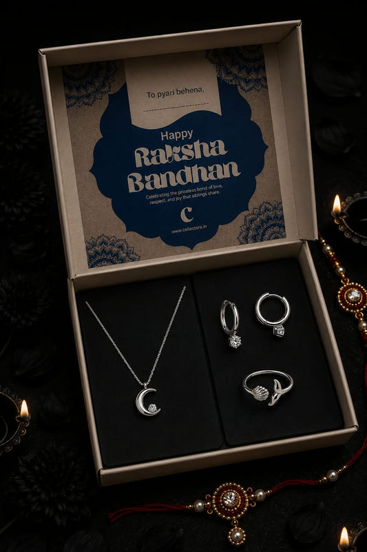 Stars of Celia - Gifting Set For sisters in silver