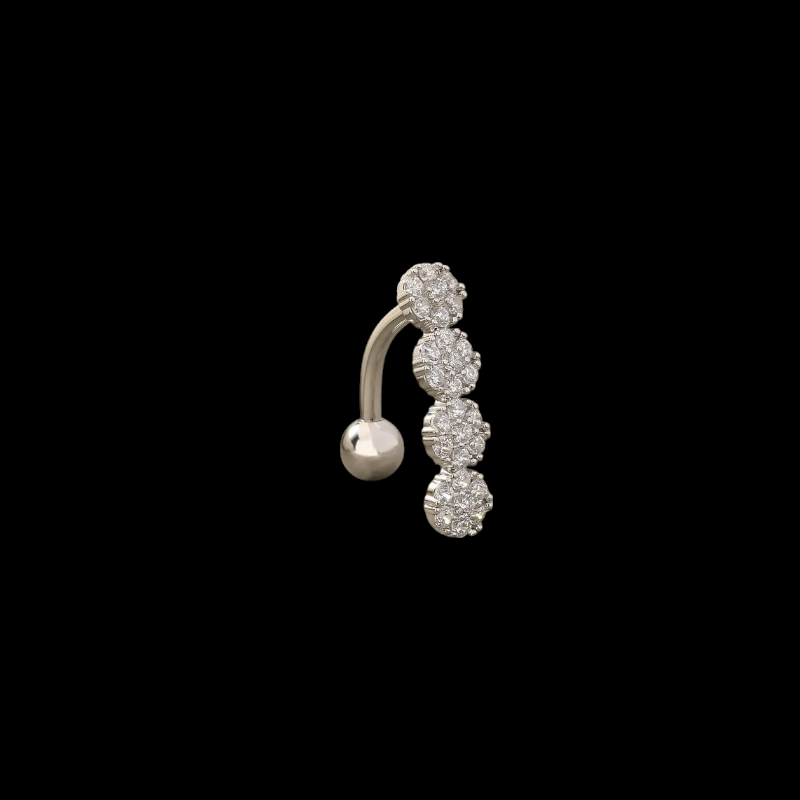 Unique Pierced Belly Ring
