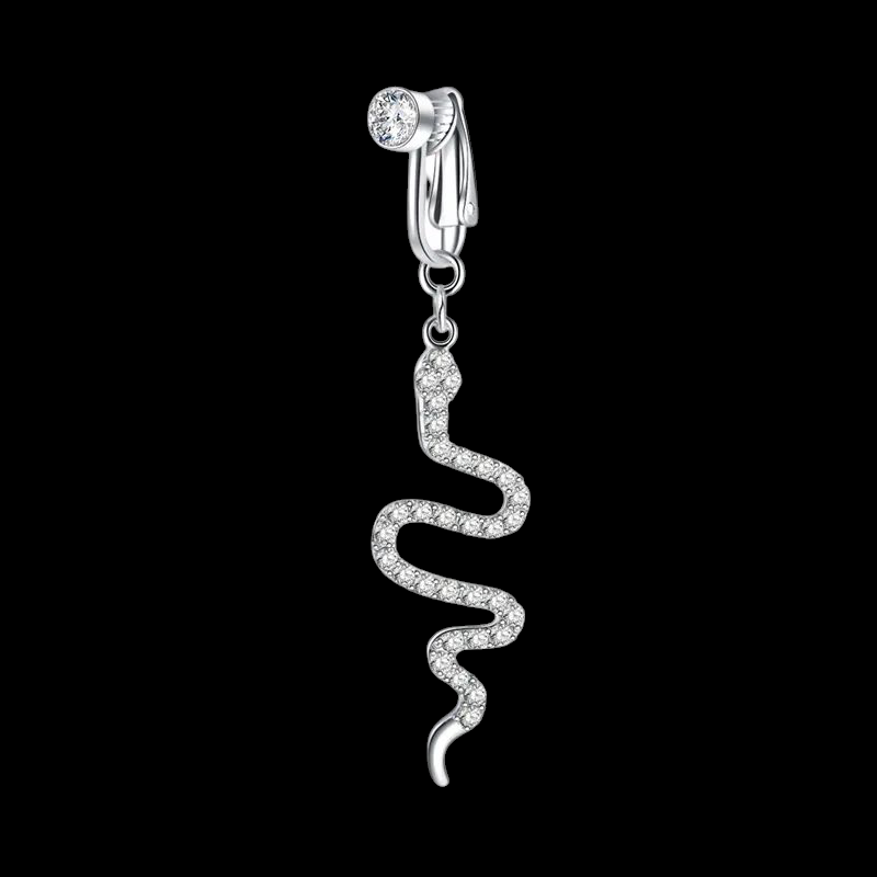 Serpent Clip On Belly Button Jewellery