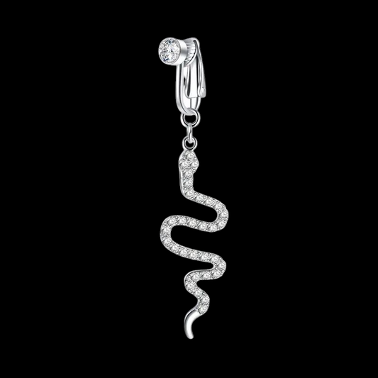 Serpent Clip On Belly Button Jewellery