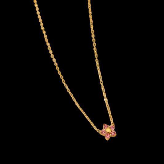 Floral Daimond Necklace